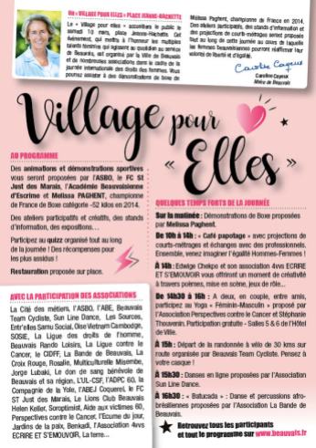 FLYER A5 Village pour Elles 20182-2